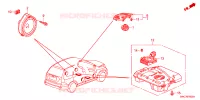 ALTOPARLANTE per Honda CRV ELEGANCE 5 Porte 6 velocità manuale 2011