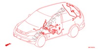 BARDATURA FILO(LH)(3) per Honda CR-V DIESEL 2.2 ELEGANCE LIFE 5 Porte 6 velocità manuale 2011