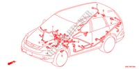 BARDATURA FILO(LH)(4) per Honda CR-V DIESEL 2.2 ELEGANCE LIFE 5 Porte 6 velocità manuale 2011
