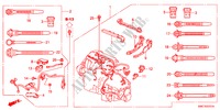 BARDATURA FILO MOTORE(2.4L) per Honda CR-V 2.4 EXECUTIVE 5 Porte 6 velocità manuale 2011