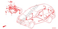 BARDATURA FILO(RH)(4) per Honda CR-V DIESEL 2.2 SE 5 Porte 6 velocità manuale 2011