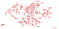 CARICATORE TURBO(DIESEL) per Honda CR-V DIESEL 2.2 ES 5 Porte 6 velocità manuale 2011
