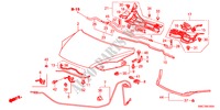 COFANO MOTORE(LH) per Honda CR-V DIESEL 2.2 EXECUTIVE 5 Porte 6 velocità manuale 2011