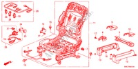 COMP. SEDILE ANT.(S.) per Honda CR-V DIESEL 2.2 ES 5 Porte 6 velocità manuale 2011