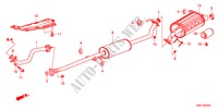 CONDOTTO SCARICO/SILENZIATORE(2.0L) per Honda CR-V COMFORT        LPG 5 Porte 6 velocità manuale 2011