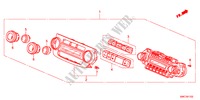 CONTROLLO CLIMATIZZATORE AUTO(LH) per Honda CR-V EXECUTIVE 5 Porte 6 velocità manuale 2011