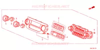 CONTROLLO RISCALDATORE(RH) per Honda CRV S 5 Porte 6 velocità manuale 2011