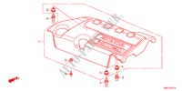 COPERTURA MOTORE(DIESEL) per Honda CR-V DIESEL 2.2 EXECUTIVE 5 Porte 5 velocità automatico 2011