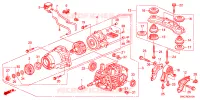 DIFFERENZIALE POSTERIORE/MONTATURA per Honda CRV ELEGANCE 5 Porte 6 velocità manuale 2011