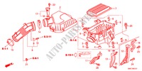 FILTRO ARIA(2.4L) per Honda CR-V 2.4 ELEGANCE 5 Porte 5 velocità automatico 2011