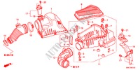 FILTRO ARIA(DIESEL) per Honda CR-V DIESEL 2.2 SE RUNOUT 5 Porte 6 velocità manuale 2011
