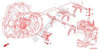 FORCA CAMBIO/SOSTEGNO CAMBIO(2.0L)(2.4L) per Honda CR-V EXECUTIVE 5 Porte 6 velocità manuale 2011