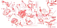 LEVA SELEZIONE(LH) per Honda CRV EXECUTIVE 5 Porte 5 velocità automatico 2011