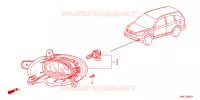 LUCE NEBBIA(2) per Honda CRV ELEGANCE 5 Porte 6 velocità manuale 2011