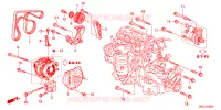 MENSOLA ALTERNATORE(2.0L) per Honda CRV ELEGANCE 5 Porte 6 velocità manuale 2011