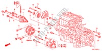 MENSOLA MONTATURA MOTORE(2.4L) per Honda CR-V 2.4 ELEGANCE 5 Porte 6 velocità manuale 2011
