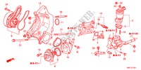 POMPA ACQUA(2.4L) per Honda CR-V 2.4 ELEGANCE 5 Porte 6 velocità manuale 2011