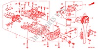 POMPA OLIO(2.4L) per Honda CR-V 2.4 ELEGANCE 5 Porte 6 velocità manuale 2011