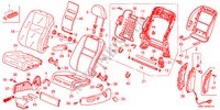 SEDILE ANTERIORE(S.)(SEDILE MOTORIZZATO) per Honda CR-V RVSI 5 Porte 5 velocità automatico 2011