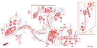 SERRATURE PORTIERE ANT./MANIGLIA ESTERNA(2) per Honda CR-V RVSI 5 Porte 5 velocità automatico 2011