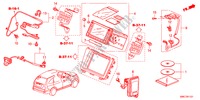 SISTEMA NAVIGAZIONE(RH) per Honda CR-V DIESEL 2.2 EX ADVANCED 5 Porte 5 velocità automatico 2011