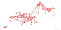TELAIO SERVO FRONTE/TRAVE POSTERIORE per Honda CR-V DIESEL 2.2 COMFORT RUNOUT 5 Porte 5 velocità automatico 2011