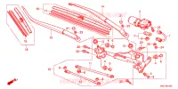 TERGICRISTALLO PARAVENTO(LH) per Honda CRV ELEGANCE 5 Porte 6 velocità manuale 2011