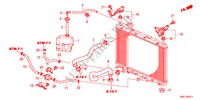 TUBO RADIATORE/SERBATOIO DI RISERVA(2.4L) per Honda CR-V RV-I 5 Porte 6 velocità manuale 2011