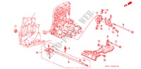 ALBERO DI CONTROLLO/ SCOLO ATF(2.2L) per Honda SHUTTLE 2.2IES 5 Porte 4 velocità automatico 1997