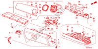 ABBELLIMENTO STRUMENTI(LATO PASSEGGERO) per Honda PILOT EX 5 Porte 5 velocità automatico 2011