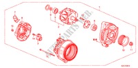 ALTERNATORE(DENSO) per Honda PILOT EX-L 5 Porte 5 velocità automatico 2011