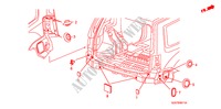 ANELLO DI TENUTA(DIETRO) per Honda PILOT EX 5 Porte 5 velocità automatico 2011