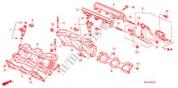 INIETTORE COMBUSTIBILE per Honda PILOT EX-L 5 Porte 5 velocità automatico 2011