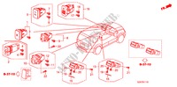 INTERRUTTORE per Honda PILOT EX-L 5 Porte 5 velocità automatico 2011