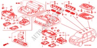 LUCE INTERIORE per Honda PILOT EX 5 Porte 5 velocità automatico 2011
