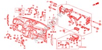 PANNELLO STRUMENTI per Honda PILOT EX 5 Porte 5 velocità automatico 2009