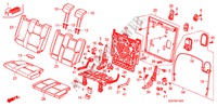 SEDILE POSTERIORE(S.) per Honda PILOT EX-L 5 Porte 5 velocità automatico 2011