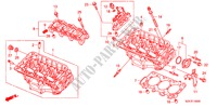 TESTA CILINDRO ANTERIORE per Honda PILOT EX-L 5 Porte 5 velocità automatico 2011