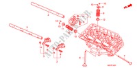 VALVOLA/BRACCIO OSCILLANTE(DIETRO) per Honda PILOT EX 5 Porte 5 velocità automatico 2011