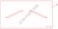 A PILLAR DECORATI per Honda CR-Z BASE 3 Porte 6 velocità manuale 2011