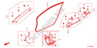 ABBELLIMENTO PILASTRO(LH) per Honda CR-Z BASE 3 Porte 6 velocità manuale 2011
