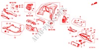 ABBELLIMENTO STRUMENTI(LATO GUIDATORE)(LH) per Honda CR-Z THIS IS 3 Porte 6 velocità manuale 2011