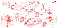 ANTENNA/ALTOPARLANTE(RH) per Honda CR-Z BASE 3 Porte 6 velocità manuale 2011