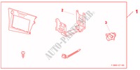 AUDIO EXCHANGE PANEL   LHD per Honda CR-Z BASE 3 Porte 6 velocità manuale 2011