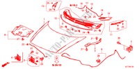 COFANO MOTORE(LH) per Honda CR-Z TOP 3 Porte 6 velocità manuale 2011
