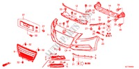 PARAURTI ANTERIORE per Honda CR-Z BASE 3 Porte 6 velocità manuale 2011