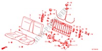 SEDILE POSTERIORE per Honda CR-Z BASE 3 Porte 6 velocità manuale 2011