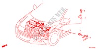TIRANTE CABLAGGIO FILO MOTORE per Honda CR-Z TOP 3 Porte 6 velocità manuale 2011