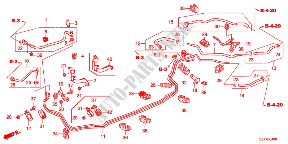 CONDOTTO COMBUSTIBILE per Honda CR-Z BASE 3 Porte 6 velocità manuale 2011