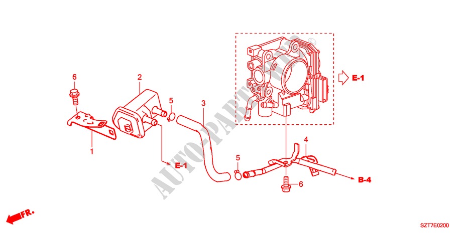 CONTROLLO PURGA per Honda CR-Z BASE 3 Porte 6 velocità manuale 2011